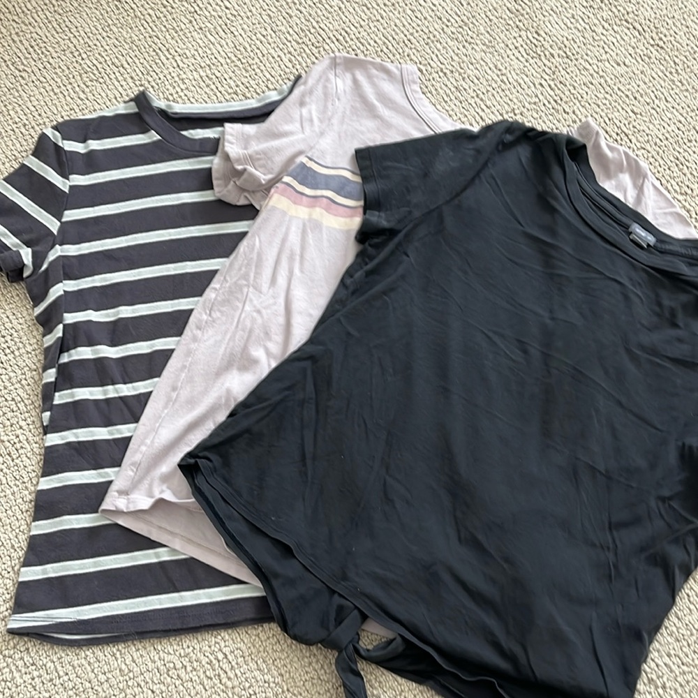 3 American Eagle/Aerie shirt sleeve tops